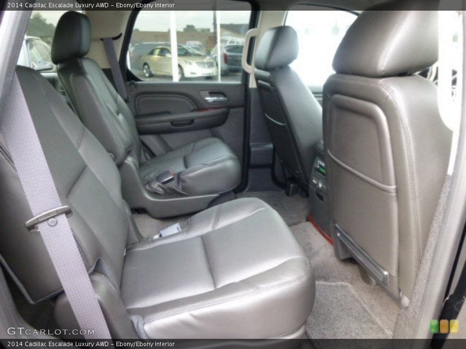 Ebony/Ebony Interior Rear Seat for the 2014 Cadillac Escalade Luxury AWD #84600353