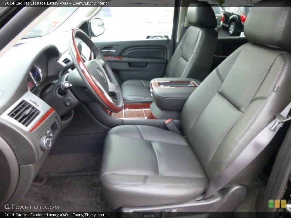 Ebony/Ebony Interior Front Seat for the 2014 Cadillac Escalade Luxury AWD #84600442