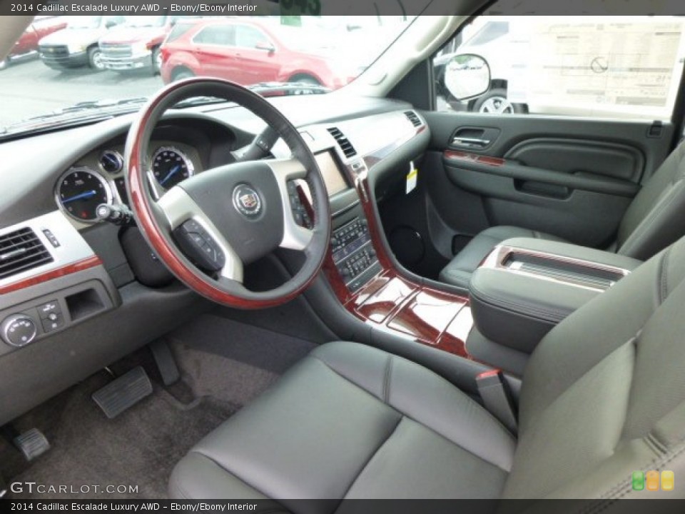 Ebony/Ebony Interior Prime Interior for the 2014 Cadillac Escalade Luxury AWD #84600466