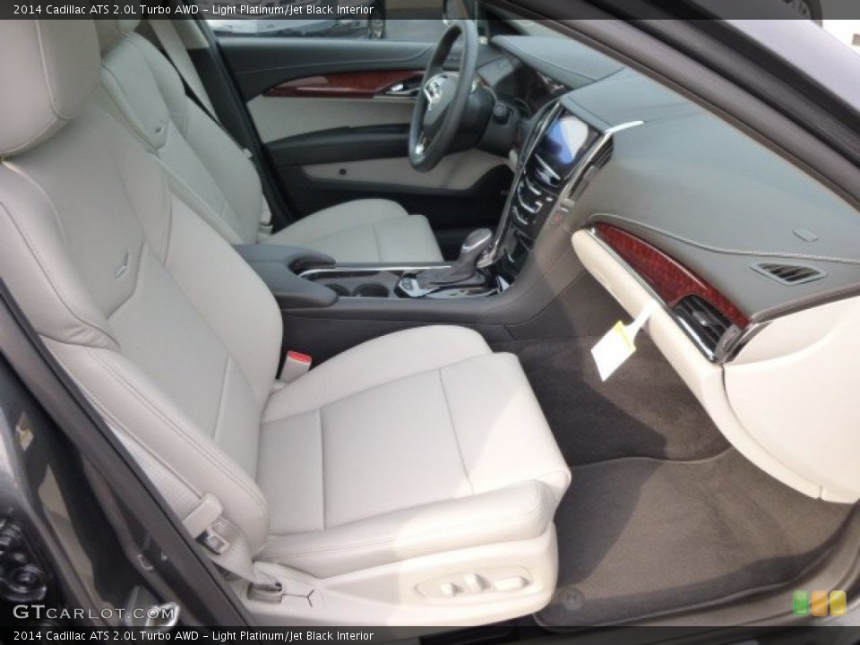 Light Platinum/Jet Black Interior Front Seat for the 2014 Cadillac ATS 2.0L Turbo AWD #84600775