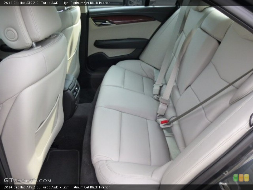 Light Platinum/Jet Black Interior Rear Seat for the 2014 Cadillac ATS 2.0L Turbo AWD #84600844