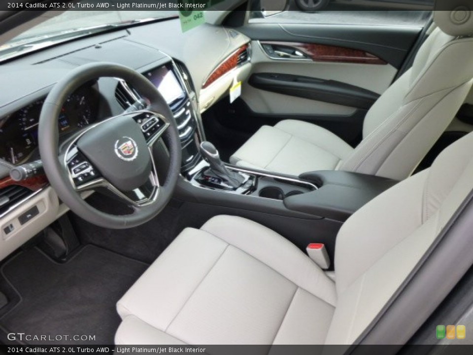 Light Platinum/Jet Black Interior Front Seat for the 2014 Cadillac ATS 2.0L Turbo AWD #84600910