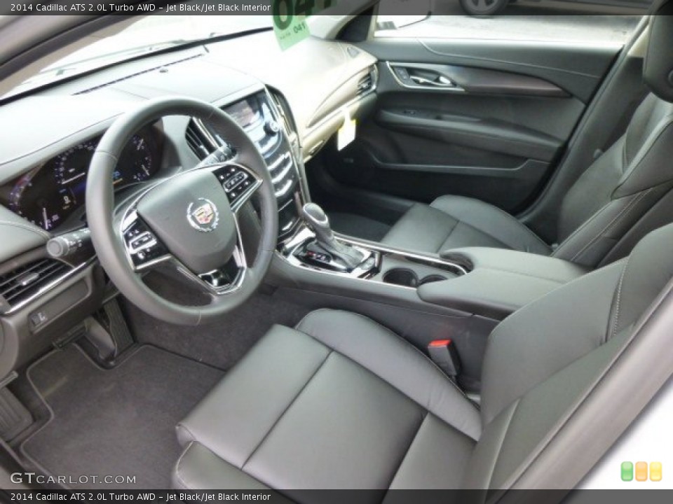 Jet Black/Jet Black Interior Prime Interior for the 2014 Cadillac ATS 2.0L Turbo AWD #84601333