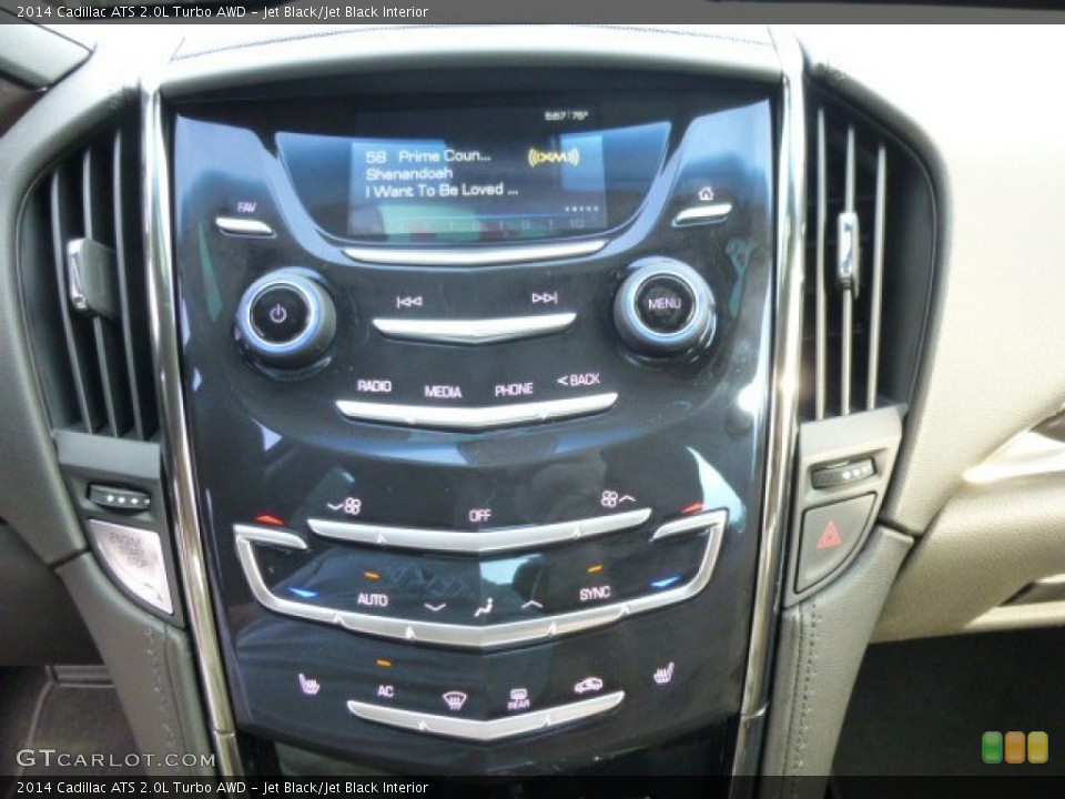 Jet Black/Jet Black Interior Controls for the 2014 Cadillac ATS 2.0L Turbo AWD #84601381