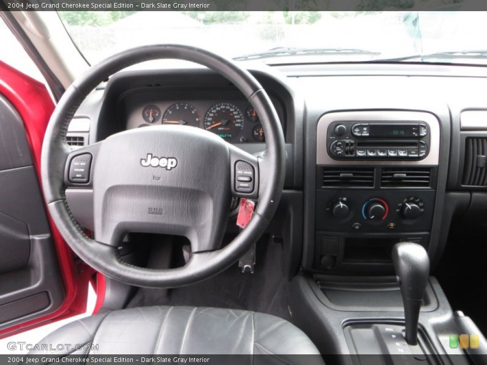Dark Slate Gray Interior Dashboard for the 2004 Jeep Grand Cherokee Special Edition #84601933