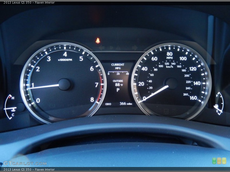 Flaxen Interior Gauges for the 2013 Lexus GS 350 #84604153