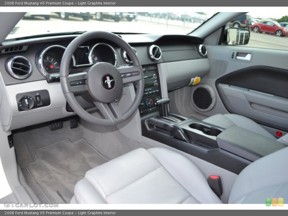 Light Graphite Interior Prime Interior for the 2008 Ford Mustang V6 Premium Coupe #84605347