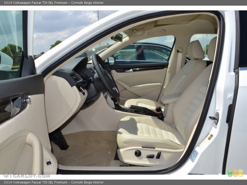 Cornsilk Beige Interior Photo for the 2014 Volkswagen Passat TDI SEL Premium #84605578