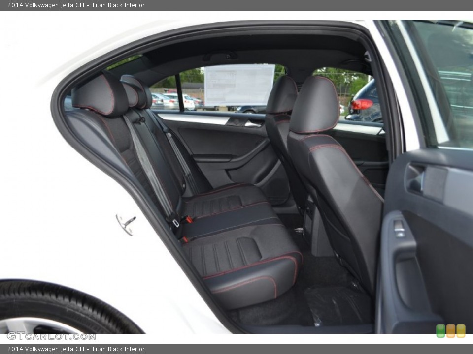 Titan Black Interior Rear Seat for the 2014 Volkswagen Jetta GLI #84606556