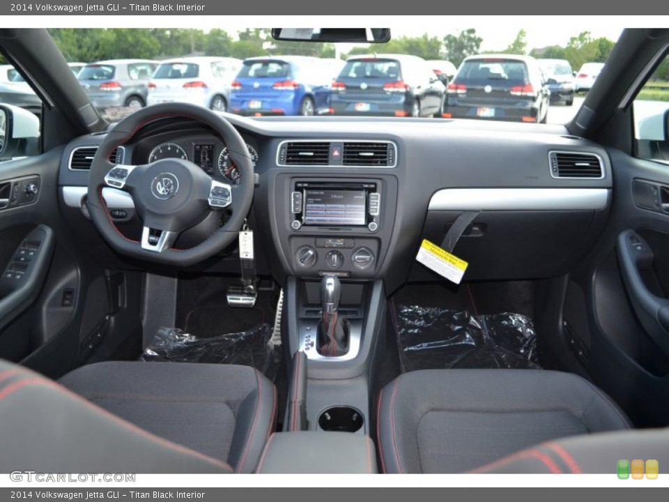 Titan Black Interior Dashboard for the 2014 Volkswagen Jetta GLI #84606582