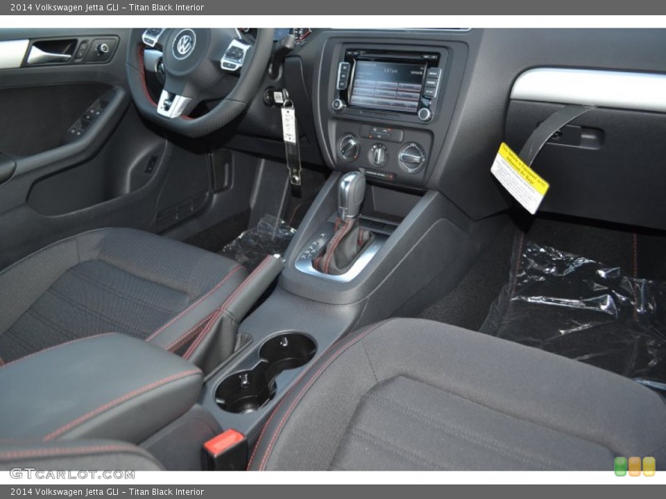 Titan Black Interior Controls for the 2014 Volkswagen Jetta GLI #84606606