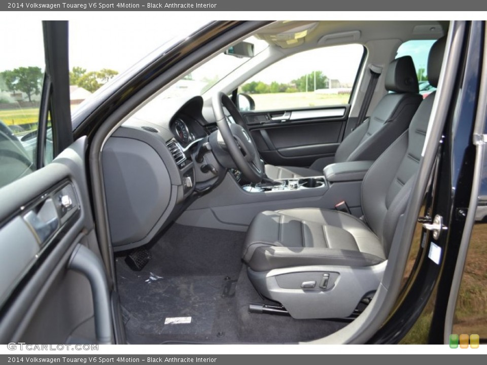 Black Anthracite Interior Photo for the 2014 Volkswagen Touareg V6 Sport 4Motion #84607246