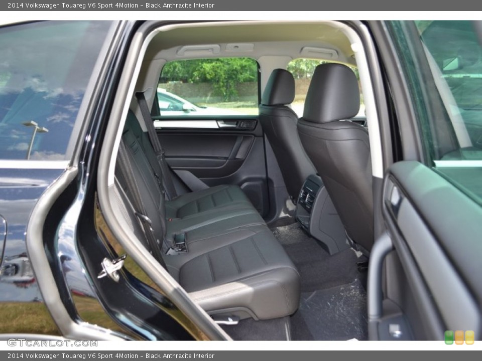 Black Anthracite Interior Rear Seat for the 2014 Volkswagen Touareg V6 Sport 4Motion #84607264