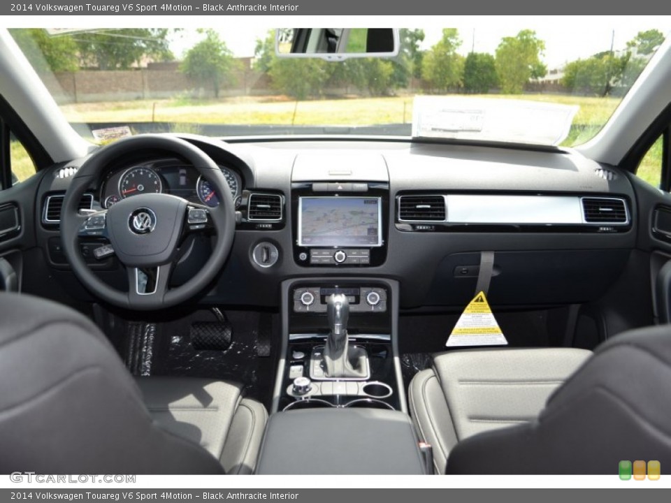Black Anthracite Interior Dashboard for the 2014 Volkswagen Touareg V6 Sport 4Motion #84607288