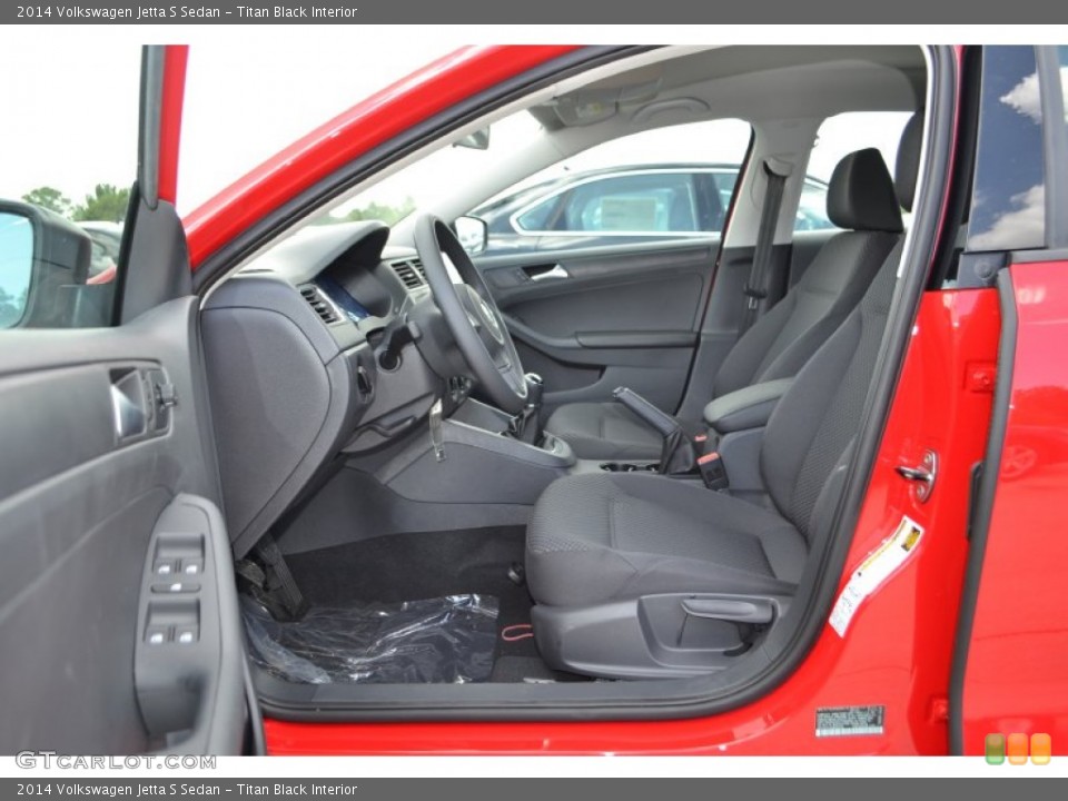 Titan Black Interior Photo for the 2014 Volkswagen Jetta S Sedan #84607513