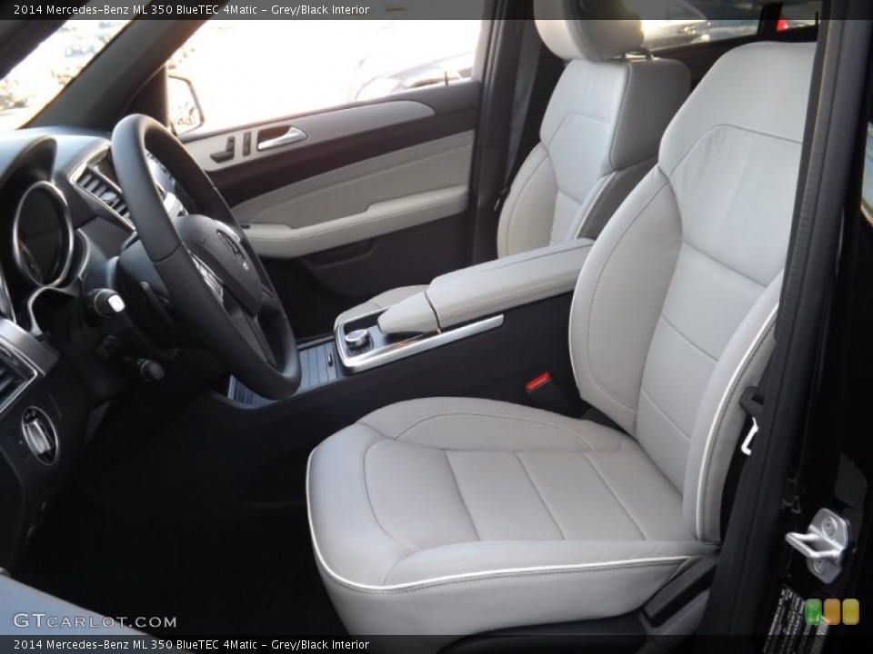 Grey/Black 2014 Mercedes-Benz ML Interiors