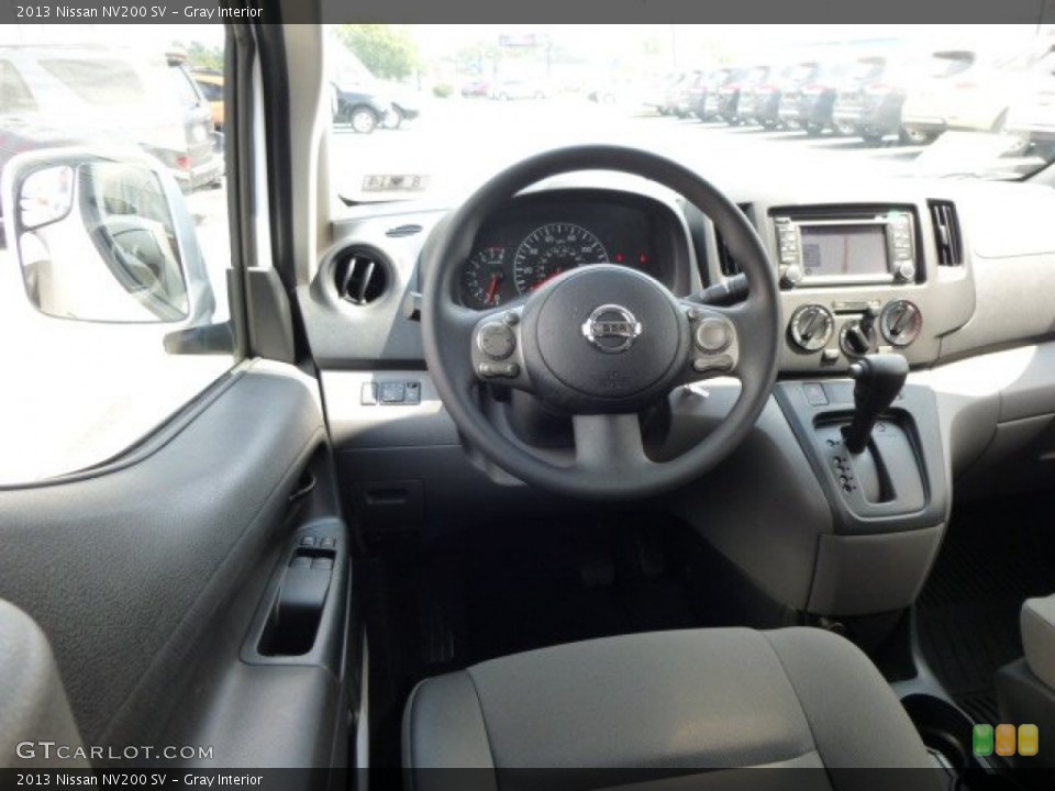 Gray Interior Dashboard for the 2013 Nissan NV200 SV #84611281
