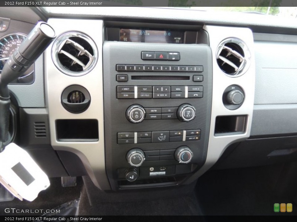 Steel Gray Interior Controls for the 2012 Ford F150 XLT Regular Cab #84611755