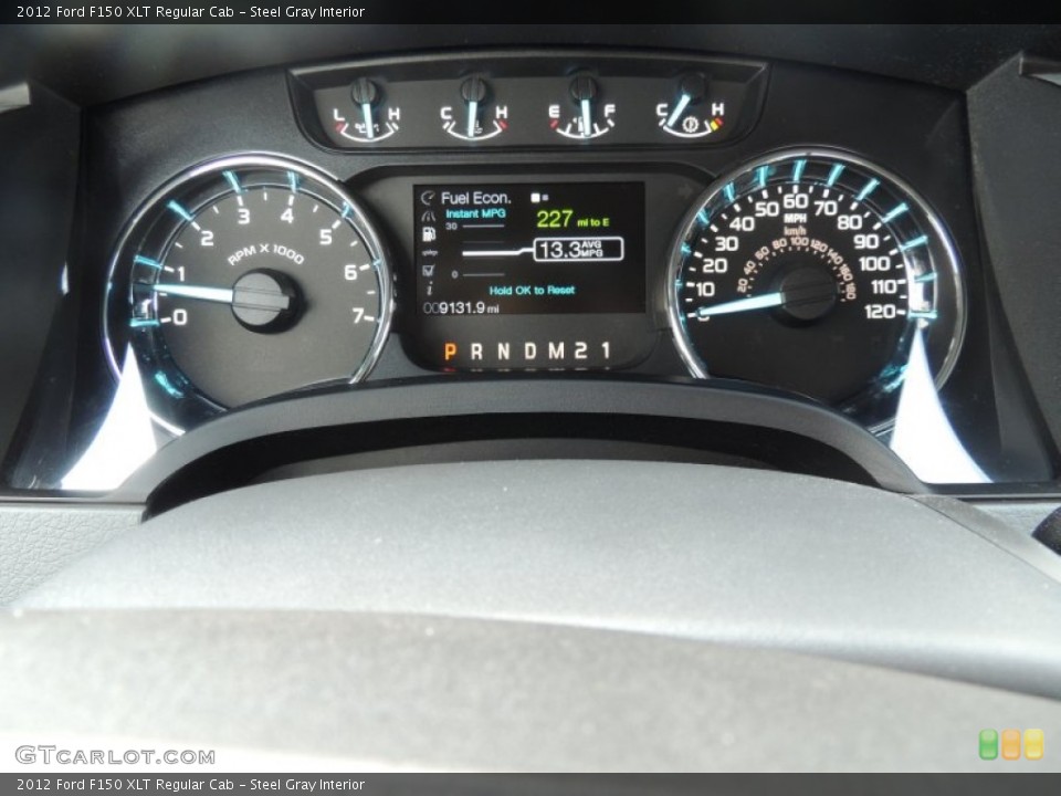 Steel Gray Interior Gauges for the 2012 Ford F150 XLT Regular Cab #84611806