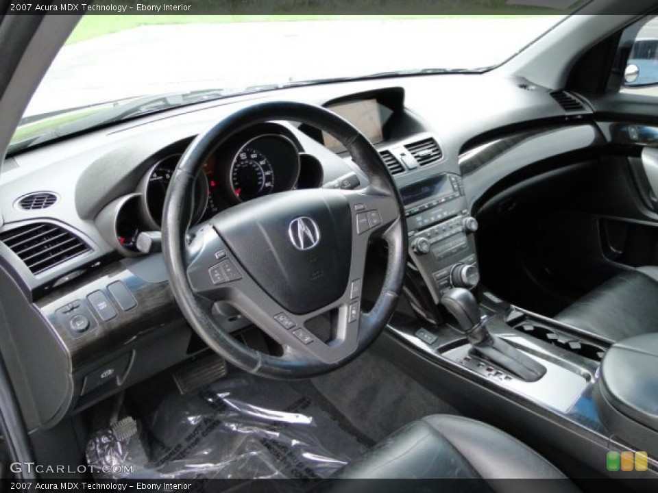 Ebony Interior Photo for the 2007 Acura MDX Technology #84617029