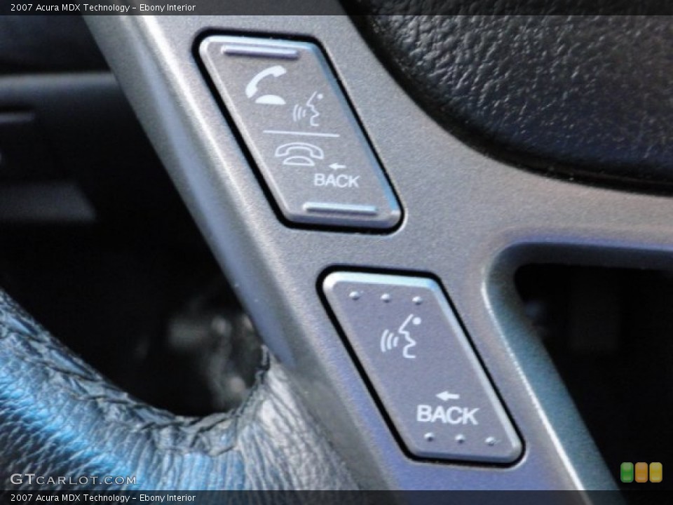 Ebony Interior Controls for the 2007 Acura MDX Technology #84617071