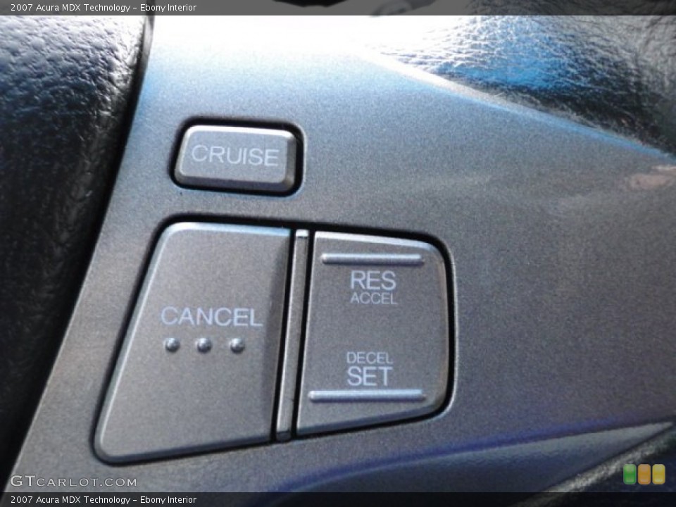 Ebony Interior Controls for the 2007 Acura MDX Technology #84617077