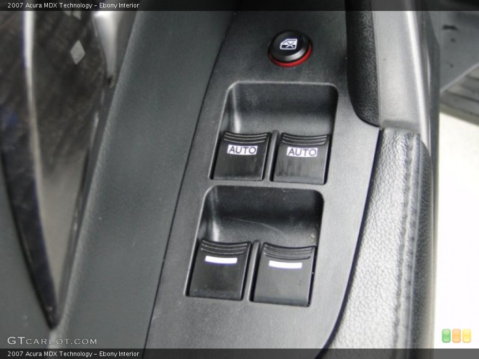 Ebony Interior Controls for the 2007 Acura MDX Technology #84617092