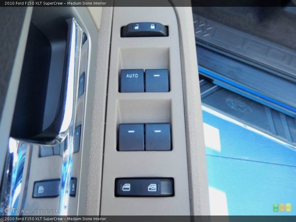 Medium Stone Interior Controls for the 2010 Ford F150 XLT SuperCrew #84619242