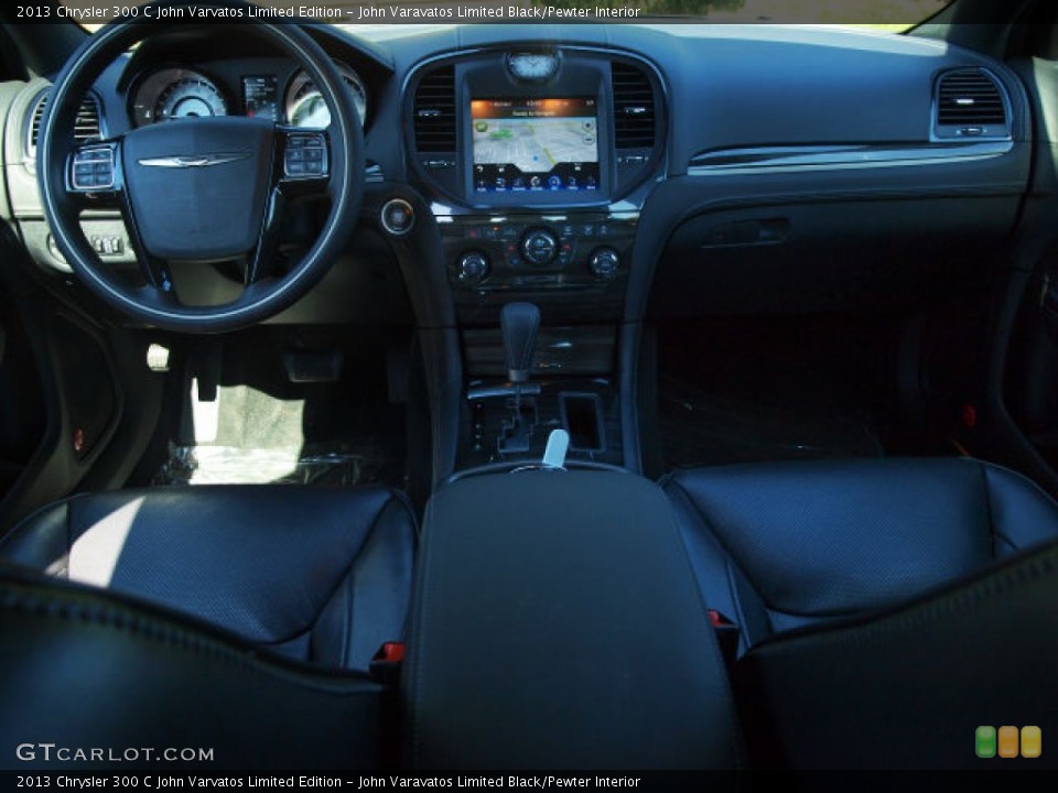 John Varavatos Limited Black/Pewter Interior Dashboard for the 2013 Chrysler 300 C John Varvatos Limited Edition #84619982