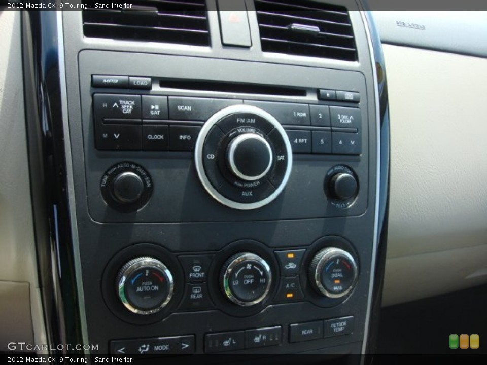 Sand Interior Controls for the 2012 Mazda CX-9 Touring #84623138