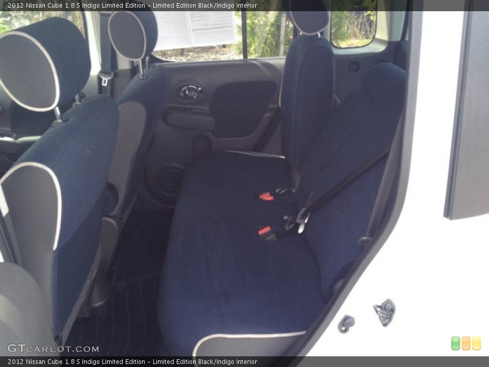 Limited Edition Black/Indigo Interior Rear Seat for the 2012 Nissan Cube 1.8 S Indigo Limited Edition #84627094