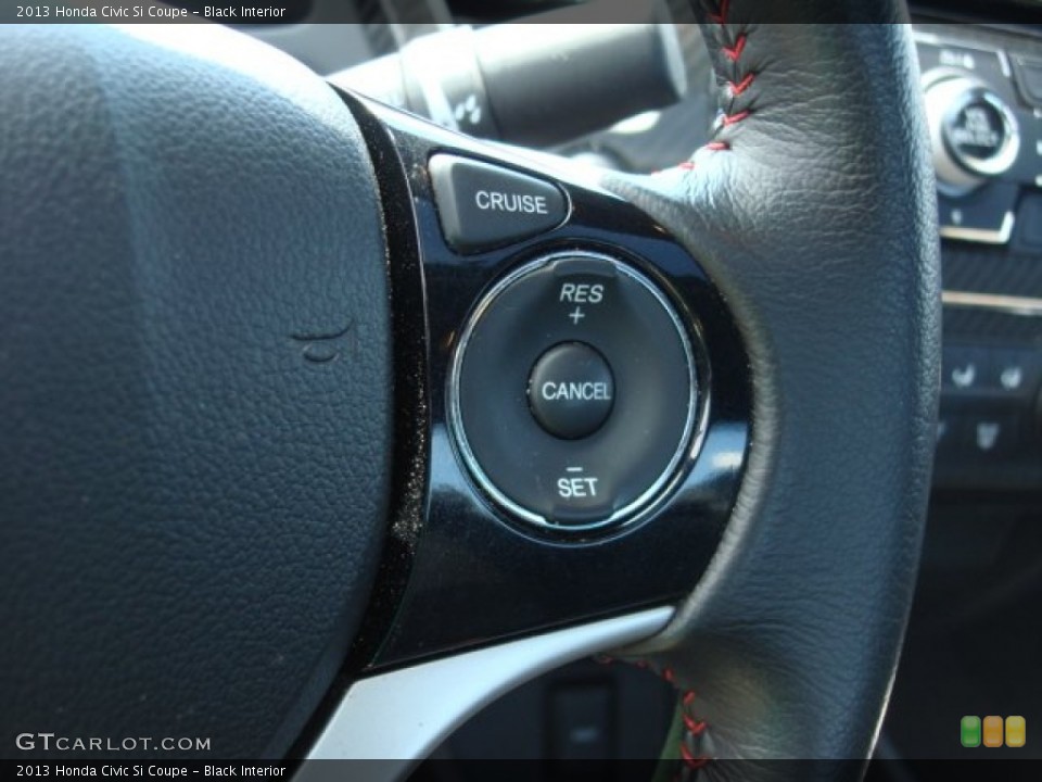 Black Interior Controls for the 2013 Honda Civic Si Coupe #84627104