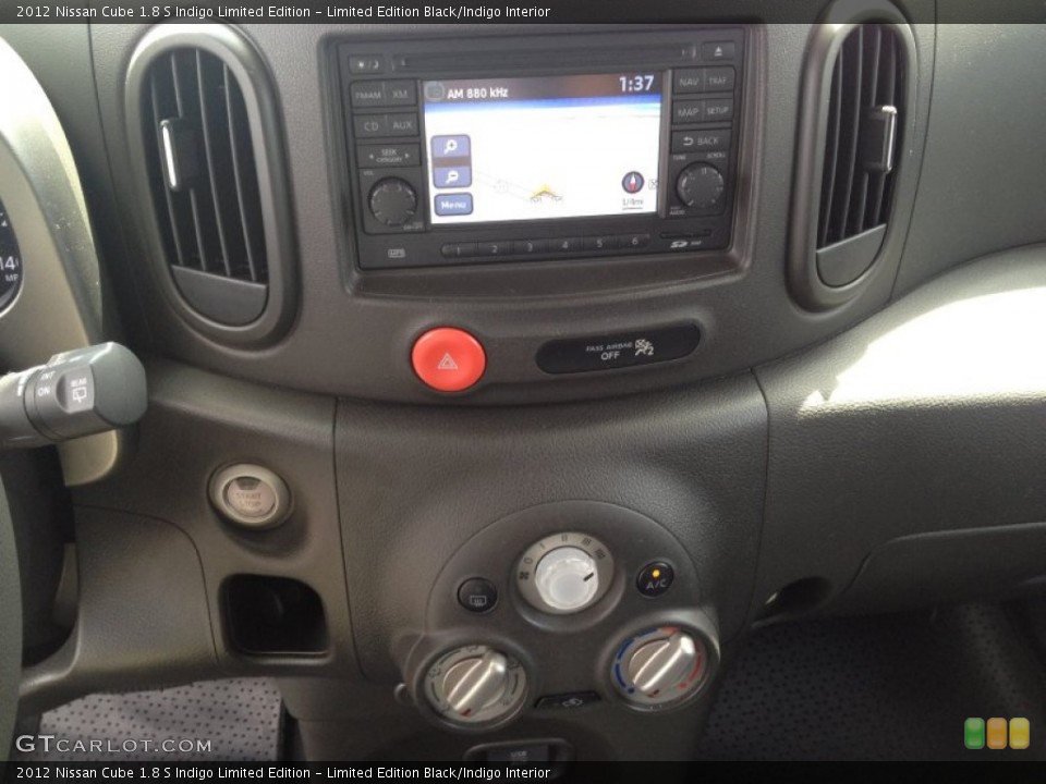 Limited Edition Black/Indigo Interior Controls for the 2012 Nissan Cube 1.8 S Indigo Limited Edition #84627224