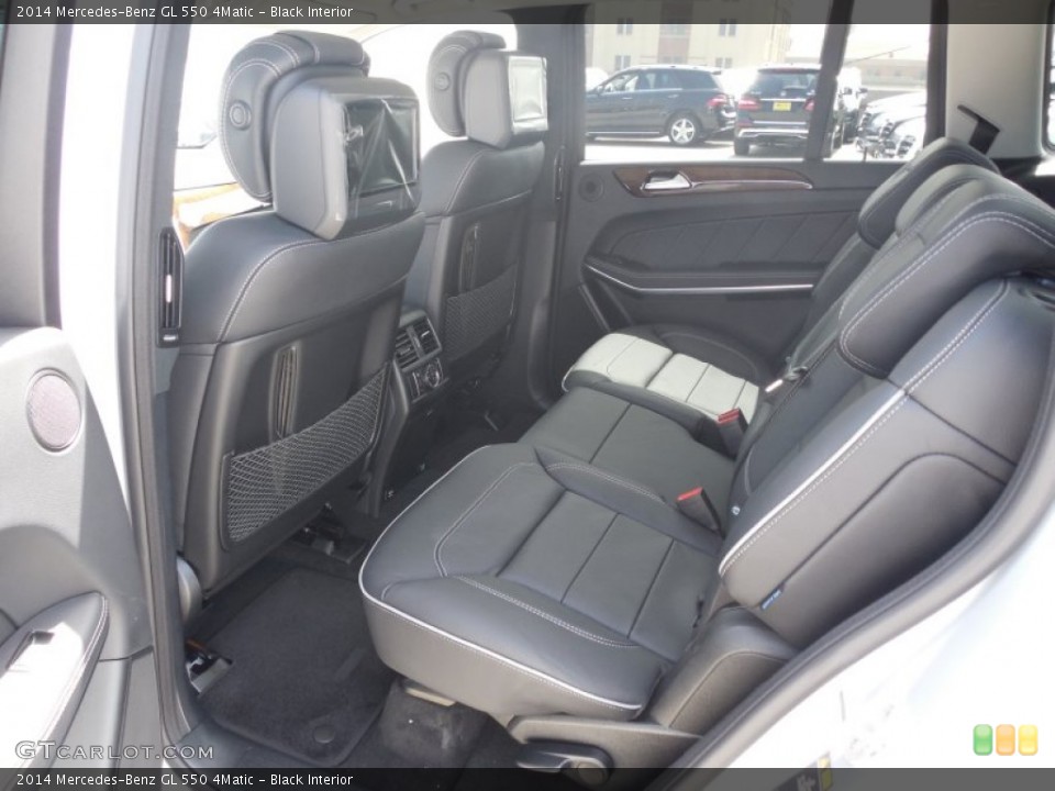 Black Interior Rear Seat for the 2014 Mercedes-Benz GL 550 4Matic #84629504