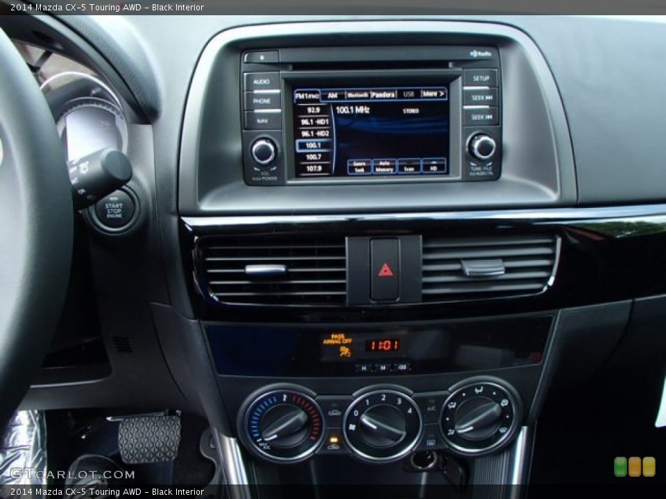 Black Interior Controls for the 2014 Mazda CX-5 Touring AWD #84630563