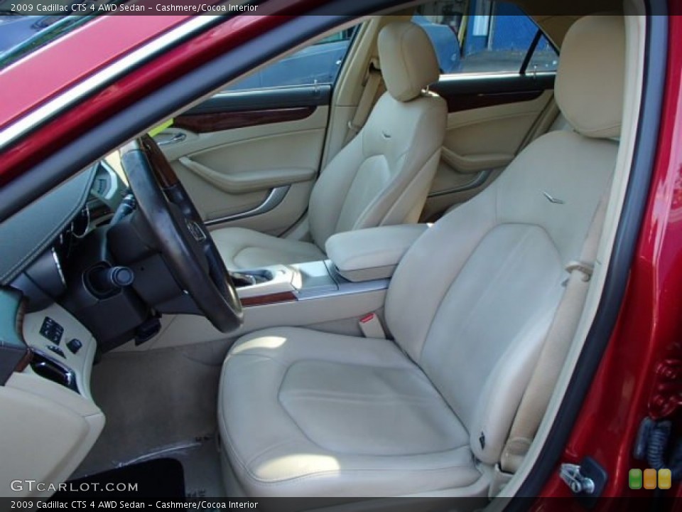 Cashmere/Cocoa Interior Photo for the 2009 Cadillac CTS 4 AWD Sedan #84635339