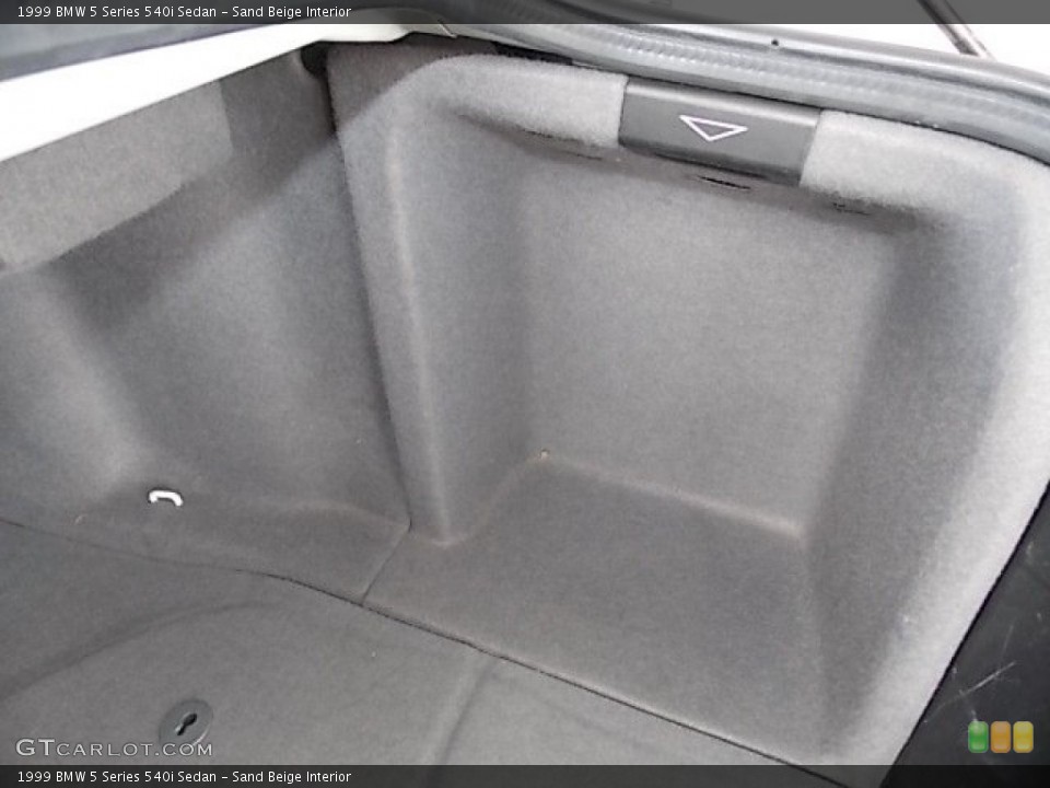 Sand Beige Interior Trunk for the 1999 BMW 5 Series 540i Sedan #84637178