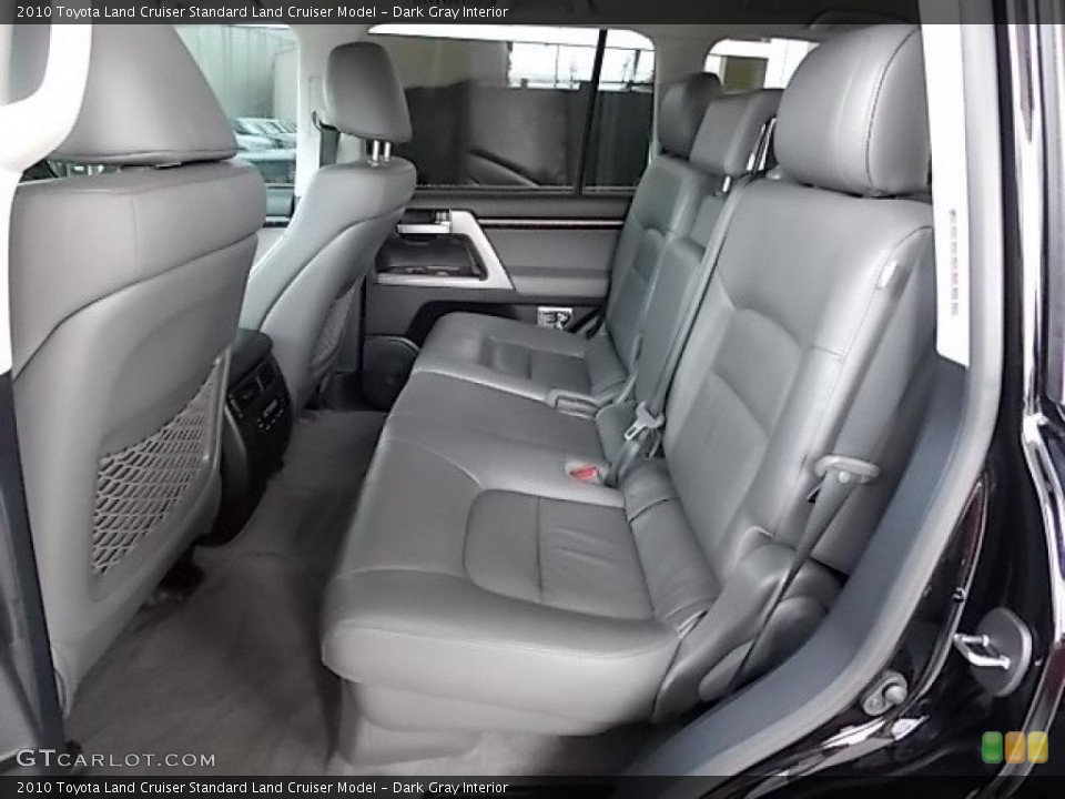 Dark Gray Interior Rear Seat for the 2010 Toyota Land Cruiser  #84639194