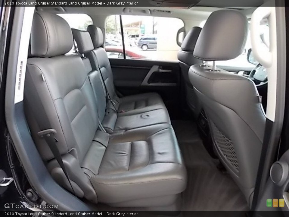 Dark Gray Interior Rear Seat for the 2010 Toyota Land Cruiser  #84639548