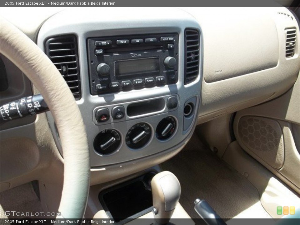 Medium/Dark Pebble Beige Interior Controls for the 2005 Ford Escape XLT #84643115