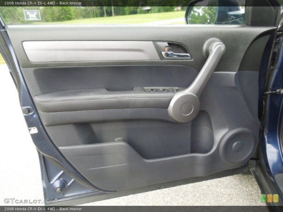 Black Interior Door Panel for the 2008 Honda CR-V EX-L 4WD #84646229