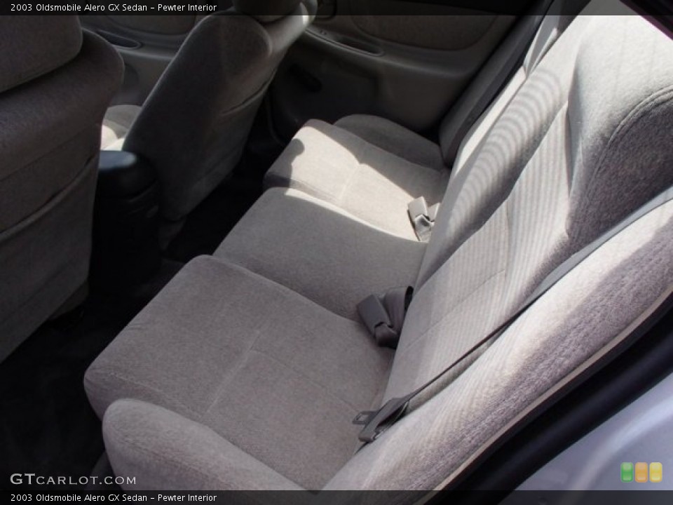 Pewter Interior Rear Seat for the 2003 Oldsmobile Alero GX Sedan #84646799