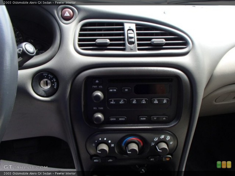 Pewter Interior Controls for the 2003 Oldsmobile Alero GX Sedan #84646835