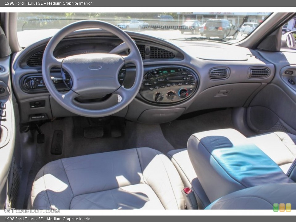 Medium Graphite Interior Dashboard for the 1998 Ford Taurus SE #84648002