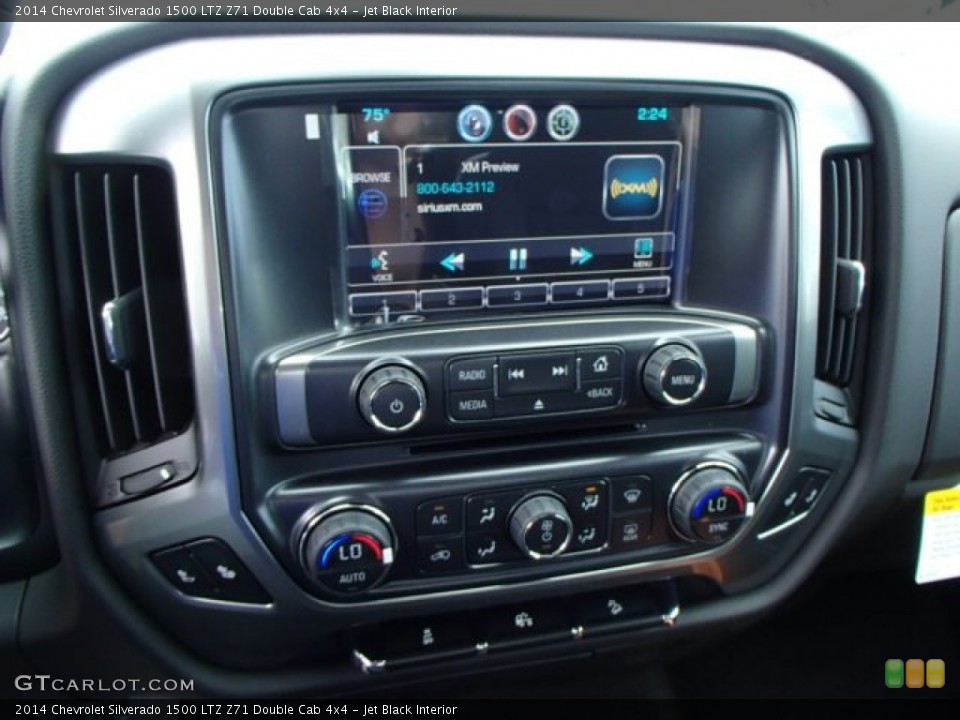 Jet Black Interior Controls for the 2014 Chevrolet Silverado 1500 LTZ Z71 Double Cab 4x4 #84648515