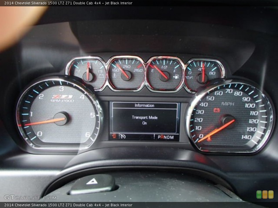 Jet Black Interior Gauges for the 2014 Chevrolet Silverado 1500 LTZ Z71 Double Cab 4x4 #84648593