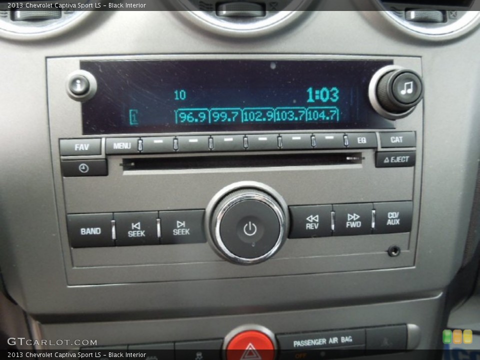 Black Interior Audio System for the 2013 Chevrolet Captiva Sport LS #84648952