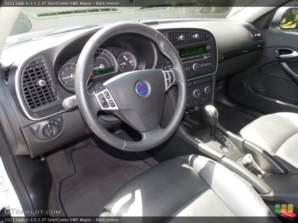Black Interior Dashboard for the 2011 Saab 9-3 X 2.0T SportCombi XWD Wagon #84649409