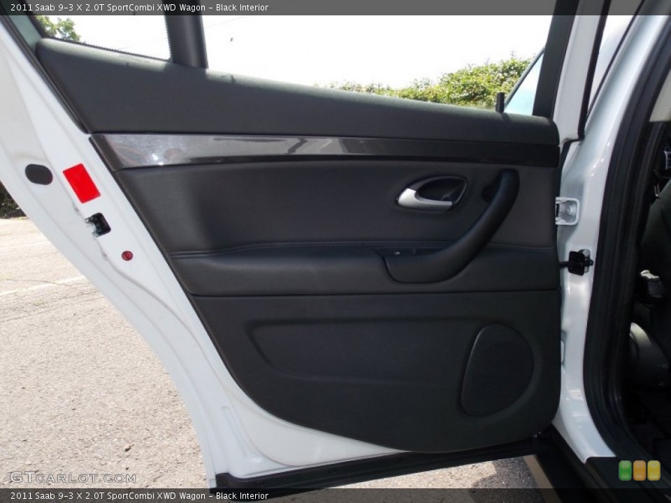 Black Interior Door Panel for the 2011 Saab 9-3 X 2.0T SportCombi XWD Wagon #84649469