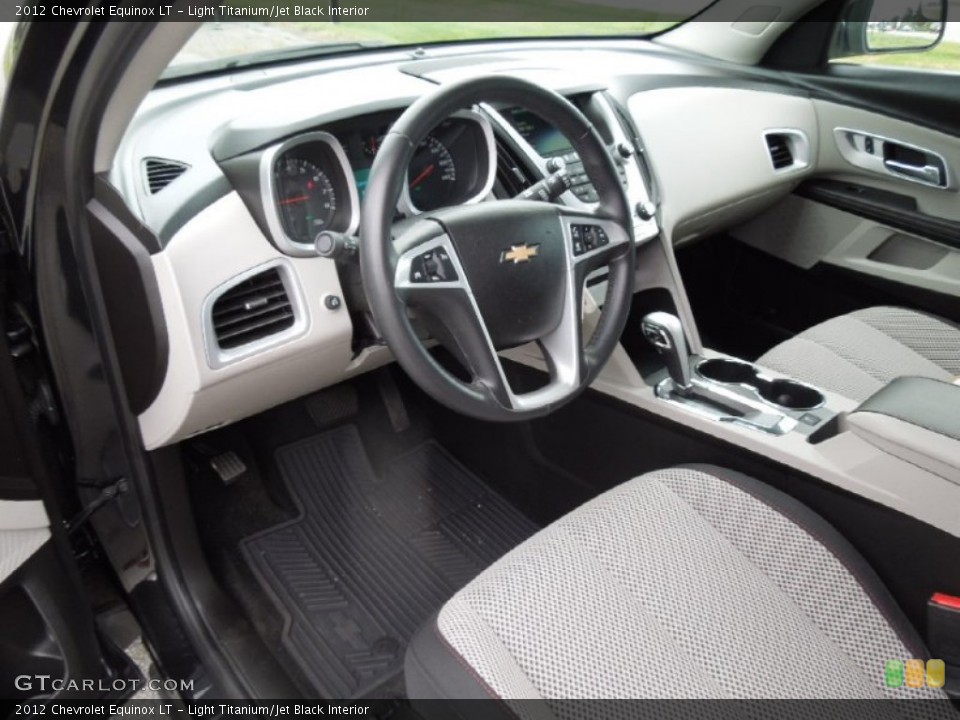 Light Titanium/Jet Black Interior Prime Interior for the 2012 Chevrolet Equinox LT #84649724